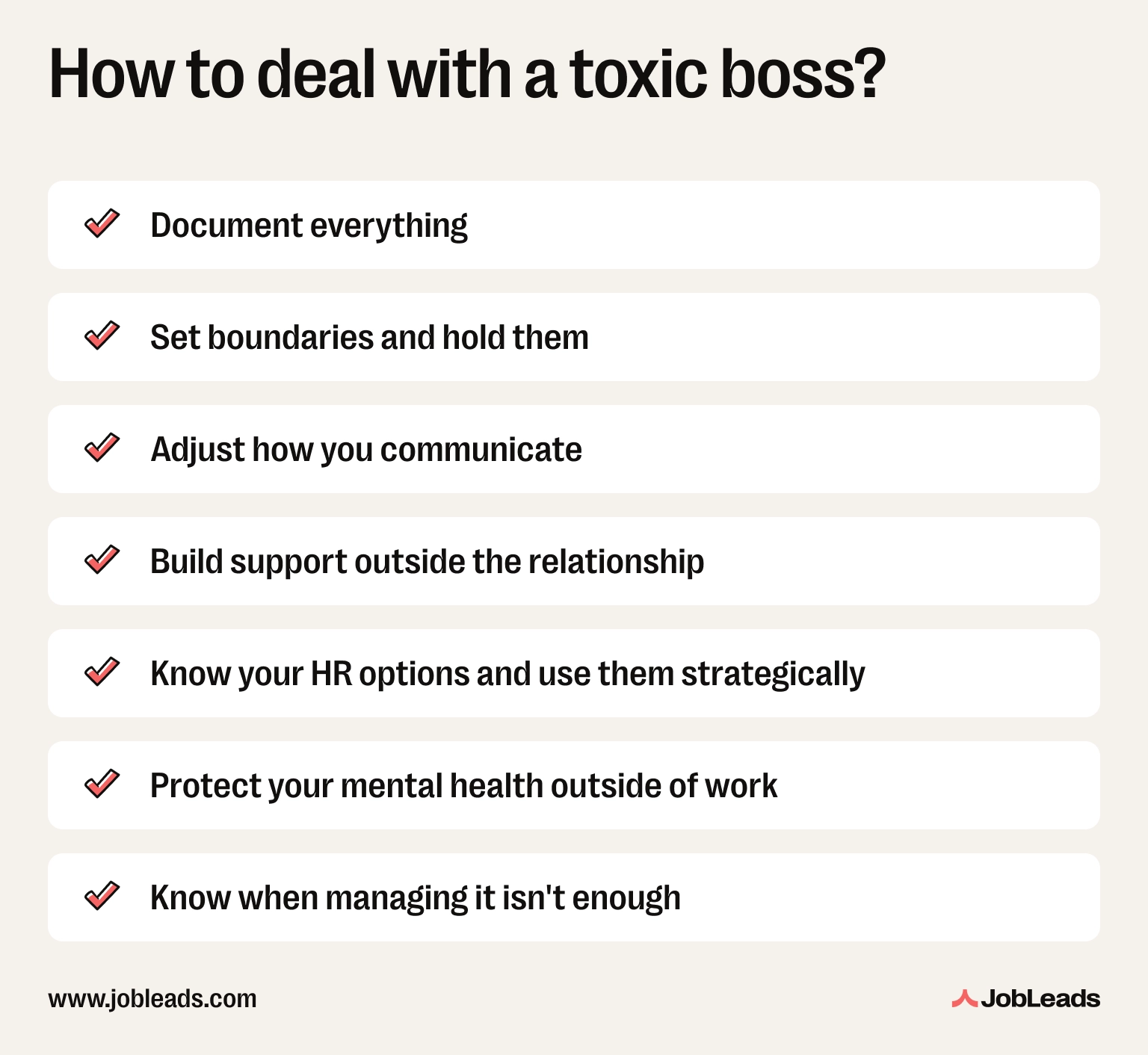 Steps to take to handle a toxic boss and protect your well-being